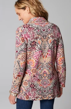 Jacquard Sweater Blazer
