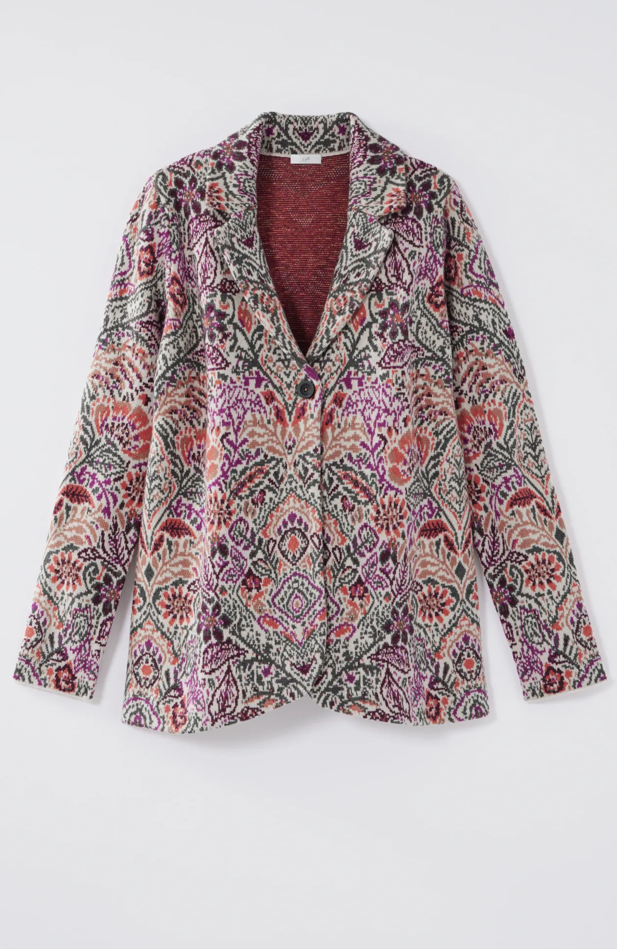 Jacquard Sweater Blazer