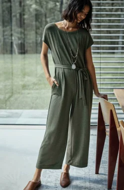 Knit Belted Jumpsuit