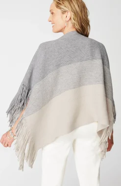 Knit-Fringe Poncho
