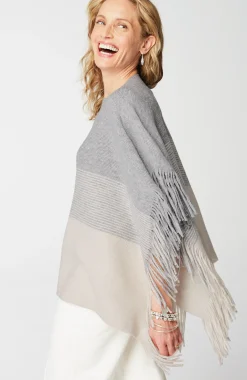 Knit-Fringe Poncho