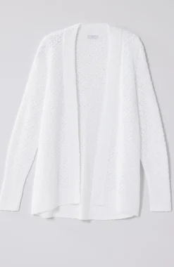 Light Textured High-Low Cardi