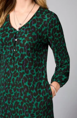 Lightweight Ponte Knit Midi Dress