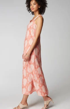 Linen A-Line Maxi Dress
