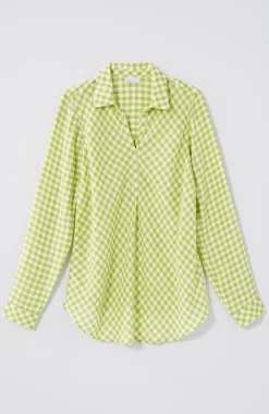 Linen Gingham Popover