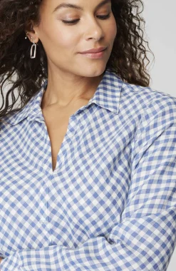 Linen Gingham Popover