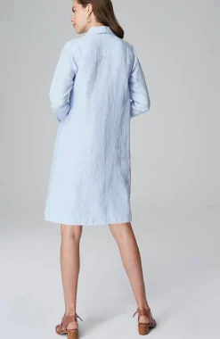 Linen Popover Shirtdress