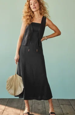 Linen Two-Piece Dress Set