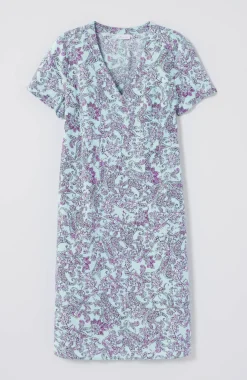 Linen V-Neck Dress
