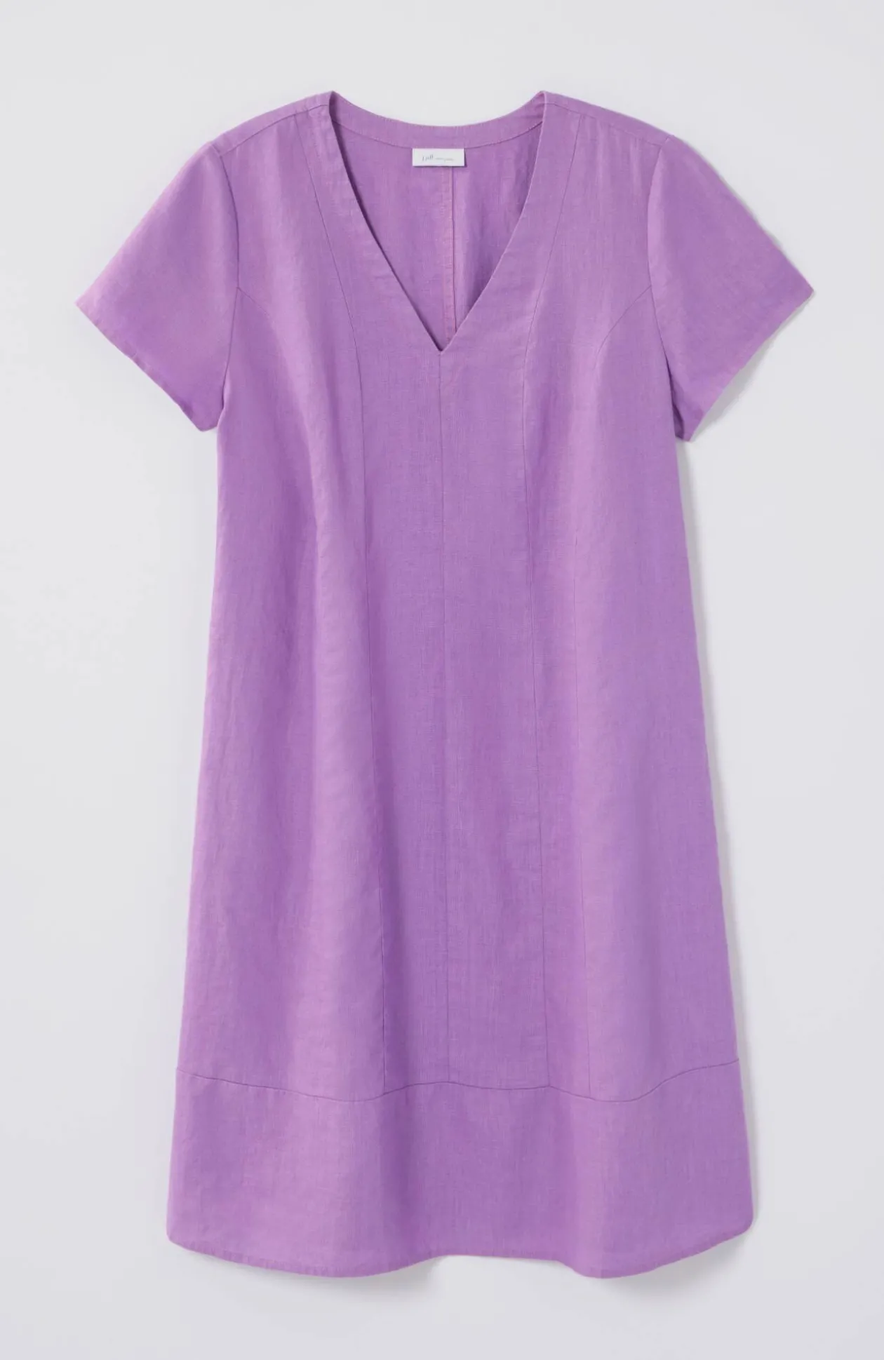 Linen V-Neck Dress