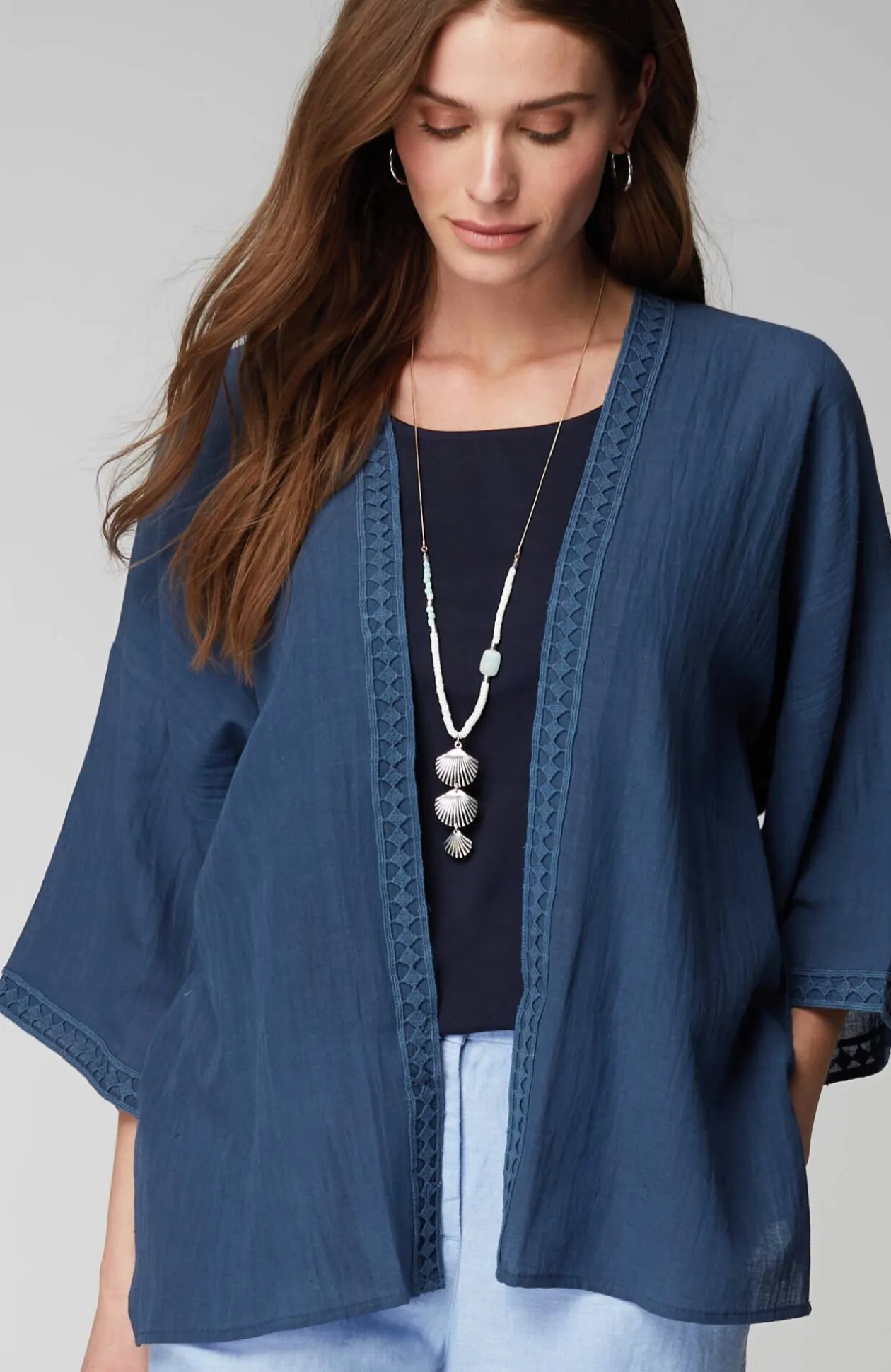 Linen-Blend Jacket