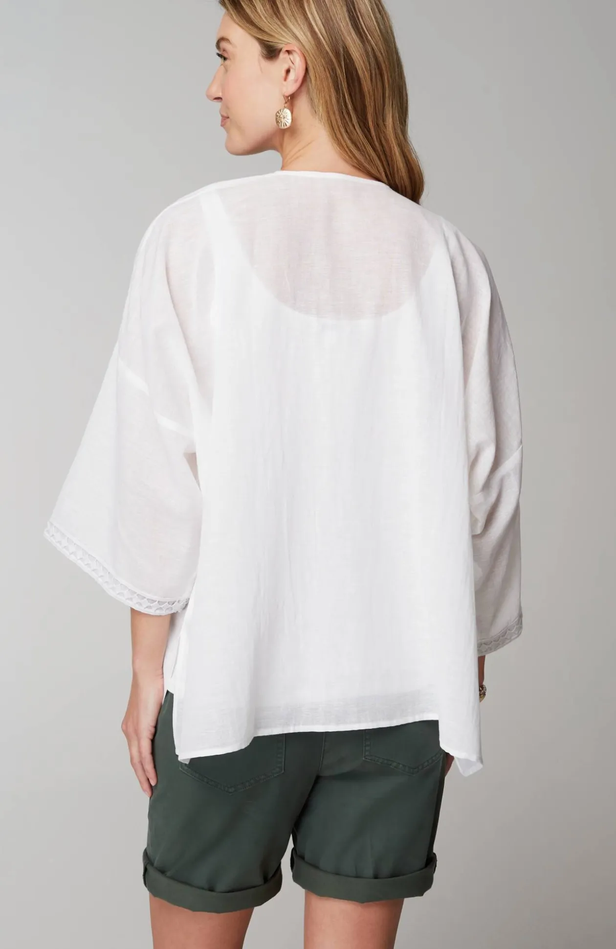 Linen-Blend Jacket