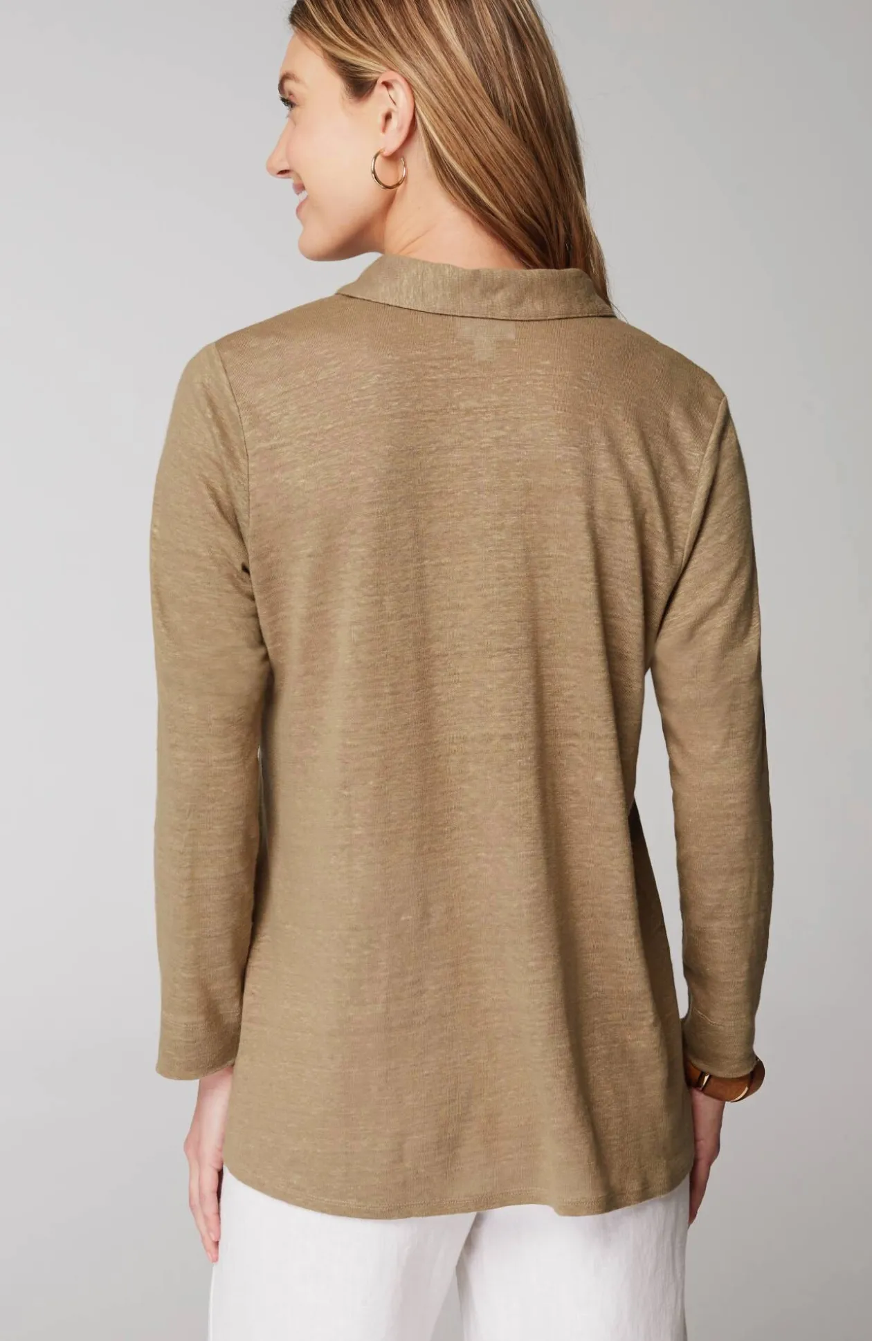 Linen-Knit Shirt