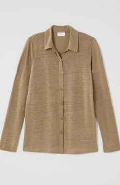 Linen-Knit Shirt