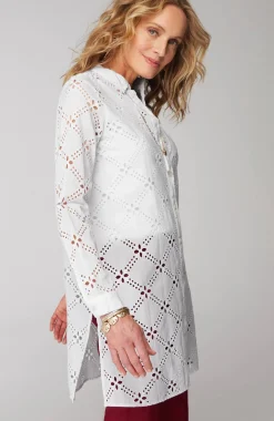 Long Eyelet Tunic