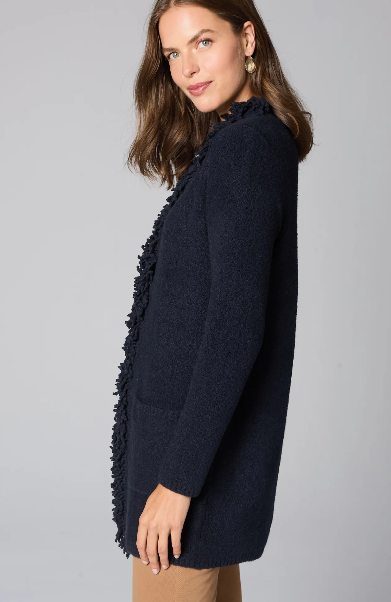 Long Fringe Cardi