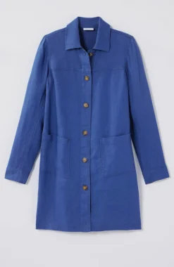 Long Linen Duster Jacket