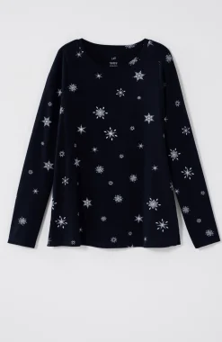 Long-Sleeve Pima Crew-Neck Tee