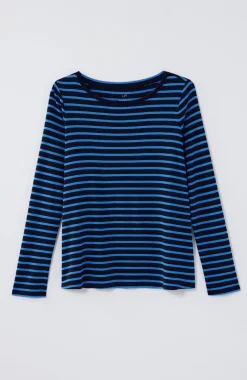 Long-Sleeve Pima Crew-Neck Tee