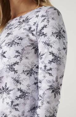 Long-Sleeve Pima Crew-Neck Tee