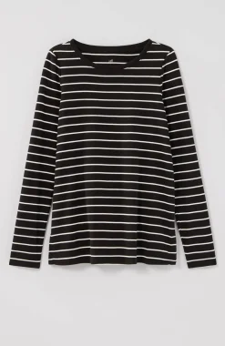 Long-Sleeve Pima Crew-Neck Tee