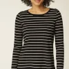 Long-Sleeve Pima Crew-Neck Tee