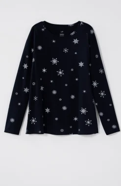 Long-Sleeve Pima Crew-Neck Tee