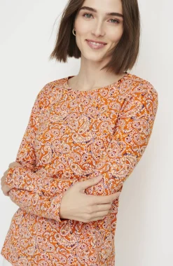 Long-Sleeve Pima Crew-Neck Tee