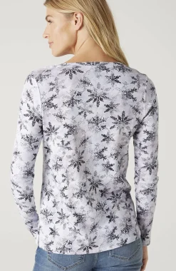 Long-Sleeve Pima Crew-Neck Tee
