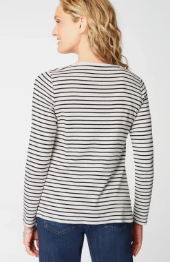Long-Sleeve Pima Crew-Neck Tee