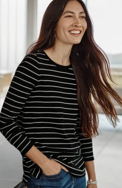Long-Sleeve Pima Crew-Neck Tee