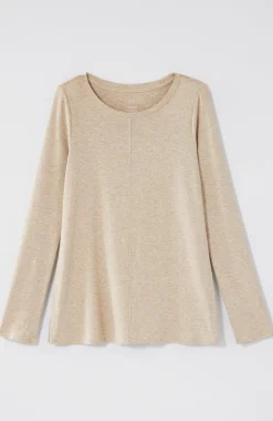 Long-Sleeve Pima Crew-Neck Tee