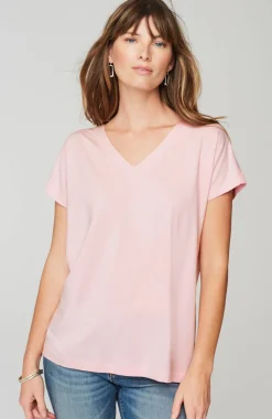 Luxe Supima® Pleat-Back Tee