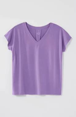 Luxe Supima® Pleat-Back Tee