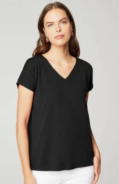 Luxe Supima® Pleat-Back Tee