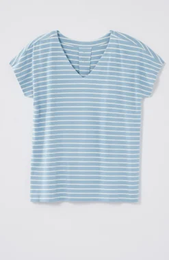 Luxe Supima® Pleat-Back Tee