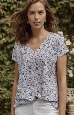 Luxe Supima® Pleat-Back Tee
