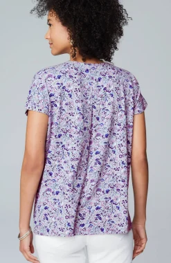 Luxe Supima® Pleat-Back Tee