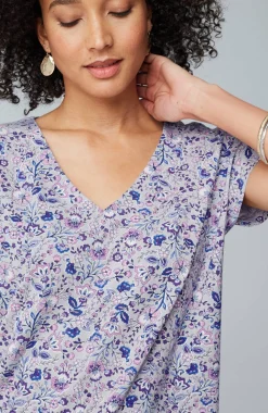 Luxe Supima® Pleat-Back Tee