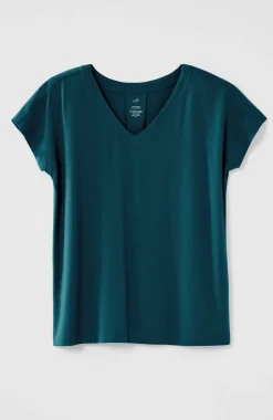 Luxe Supima® Pleat-Back Tee