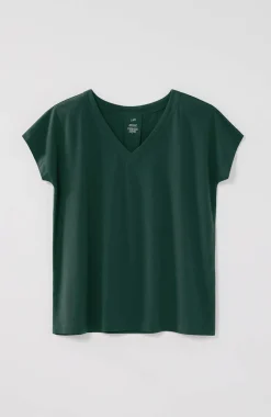 Luxe Supima® Pleat-Back Tee