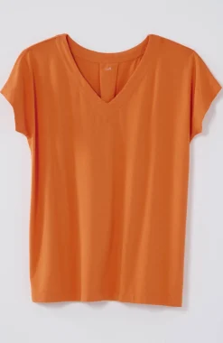 Luxe Supima® Pleat-Back Tee
