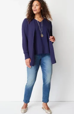 Luxe Supima® Pleat-Back Tee