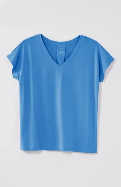 Luxe Supima® Pleat-Back Tee