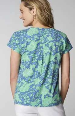 Luxe Supima® Pleat-Back Tee