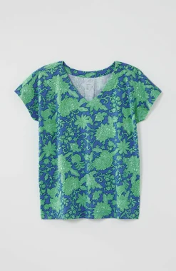Luxe Supima® Pleat-Back Tee