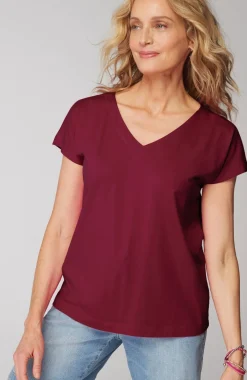 Luxe Supima® Pleat-Back Tee