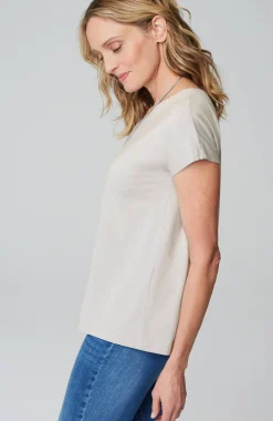 Luxe Supima® Pleat-Back Tee