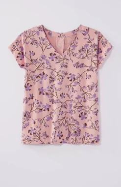 Luxe Supima® Pleat-Back Tee