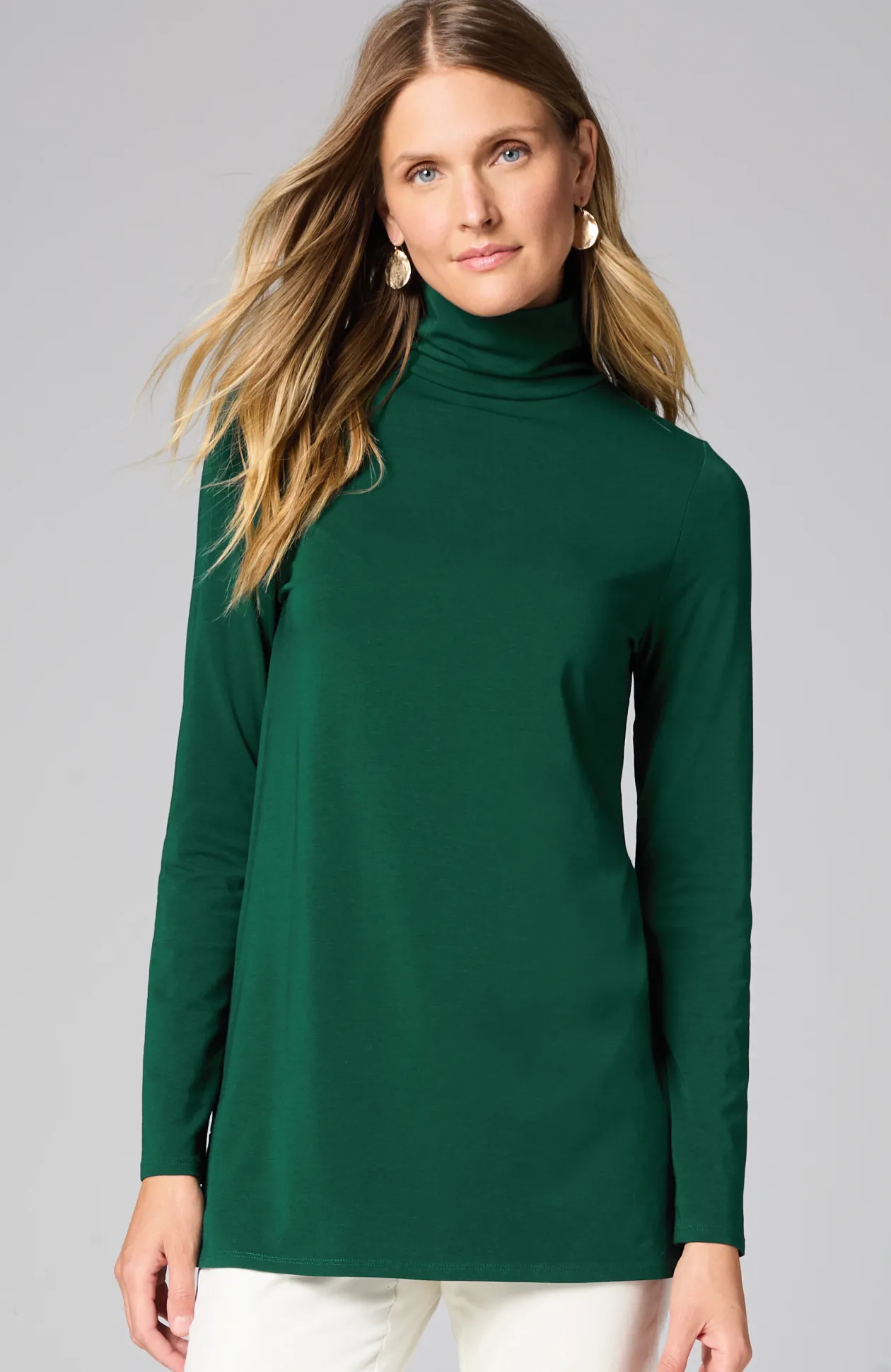 Luxe Supima® Turtleneck Tunic